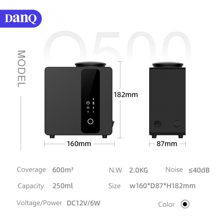 danq difusor de aroma HVAC conveniente de 250 ml difusor de ar elétrico óleo de incenso natural difusores de óleo comerciais