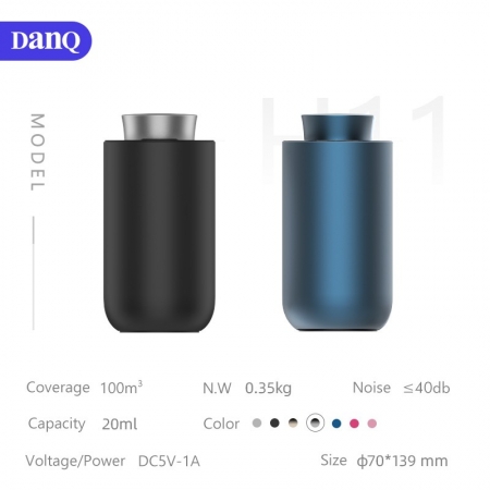 Difusores de aroma para carro com design de estilo conciso no atacado, óleo essencial de 10 ml, sem água, difusor de óleo essencial sem água, difusor de fragrância