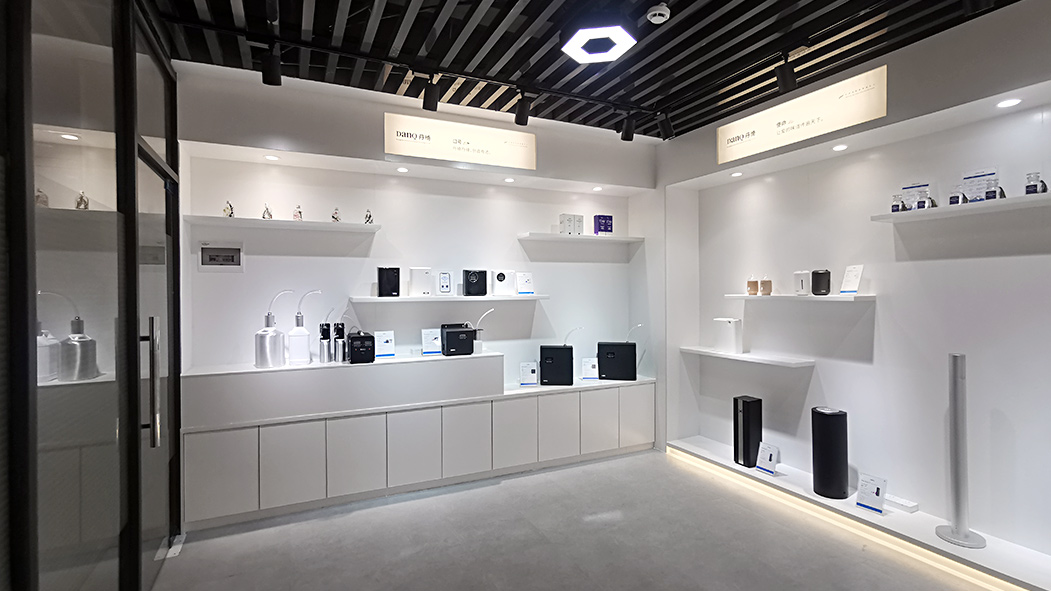 novo showroom de máquina de perfume e óleo de aroma